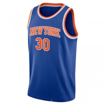 NY.Knicks #30 Julius Randle 2021-22 Swingman Jersey Icon Edition Blue Stitched American Basketball Jersey
