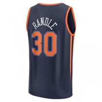 NY.Knicks #30 Julius Randle Fanatics Branded 2022-23 Fast Break Player Jersey Navy Statement Edition Stitched American Basketball Jersey