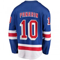NY.Rangers #10 Artemi Panarin Fanatics Branded Premier Breakaway Player Jersey Blue Stitched American Hockey Jerseys