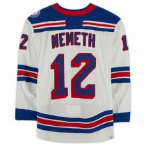 NY.Rangers #12 Patrik Nemeth Fanatics Authentic Game-Used White Stitched American Hockey Jerseys
