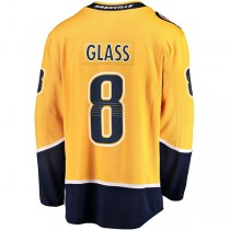 N.Predators #8 Cody Glass Fanatics Branded Home Breakaway Player Jersey Gold Stitched American Hockey Jerseys