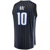 O.Magic #10 Bol Bol Fanatics Branded 2021-22 Fast Break Replica Jersey Icon Edition Black Stitched American Basketball Jersey