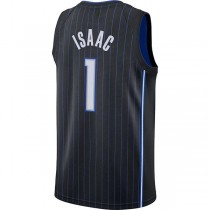 O.Magic #1 Jonathan Isaac 2020-21 Swingman Jersey Icon Edition Black Stitched American Basketball Jersey