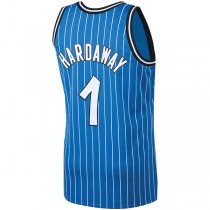 O.Magic #1 Penny Hardaway Mitchell & Ness Big & Tall Hardwood Classics Jersey Blue Stitched American Basketball Jersey
