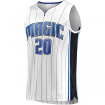 O.Magic #20 Markelle Fultz Fanatics Branded Fast Break Replica Player Jersey Association Edition White Stitched American Basketball Jersey