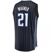 O.Magic #21 Moritz Wagner Fanatics Branded 2021-22 Fast Break Replica Jersey Icon Edition Black Stitched American Basketball Jersey