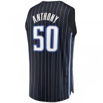 O.Magic #50 Cole Anthony Fanatics Branded 2021-22 Fast Break Replica Jersey Icon Edition Black Stitched American Basketball Jersey