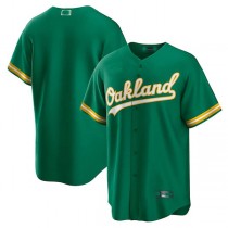 Oakland Athletics Green Alternate Replica Team Jersey Baseball Jerseys