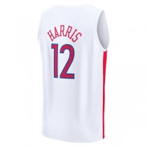 PH.76ers #12 Tobias Harris Fanatics Branded 2022-23 Fastbreak Jersey City Edition White Stitched American Basketball Jersey