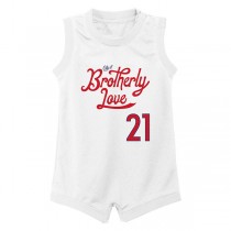 PH.76ers #21 Joel Embiid Infant 2022-23 Replica Jersey City Edition White Stitched American Basketball Jersey