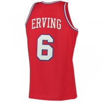PH.76ers #6 Julius Erving Mitchell & Ness 1982-83 Hardwood Classics Swingman Jersey Red Stitched American Basketball Jersey