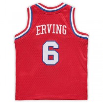 PH.76ers #6 Julius Erving Mitchell & Ness Infant 1982-83 Hardwood Classics Retired Player Jersey Red Stitched American Basketball Jersey