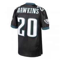 P.Eagles #20 Brian Dawkins Mitchell & Ness Black 2003 Authentic Throwback Retired Player Jersey Stitched American Football Jerseys