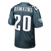 P.Eagles #20 Brian Dawkins Mitchell & Ness Midnight Green 1996 Authentic Throwback Retired Player Jersey Stitched American Football Jerseys
