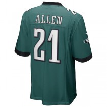 P.Eagles #21 Eric Allen Midnight Green Game Retired Player Jersey Stitched American Football Jerseys