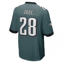 P.Eagles #28 Josh Jobe Midnight Green Game Player Jersey Stitched American Football Jerseys