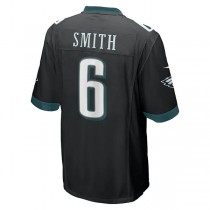 P.Eagles #6 DeVonta Smith Black Game Jersey Stitched American Football Jerseys