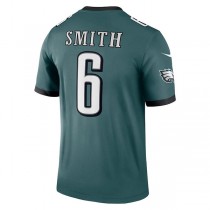 P.Eagles #6 DeVonta Smith Midnight Green Legend Jersey Stitched American Football Jerseys