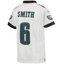 P.Eagles #6 DeVonta Smith White Game Jersey Stitched American Football Jerseys