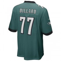 P.Eagles #77 Andre Dillard Midnight Green Game Player Jersey Stitched American Football Jerseys
