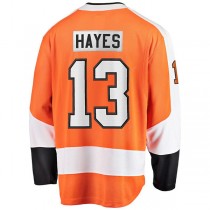 P.Flyers #13 Kevin Hayes Fanatics Branded Home Premier Breakaway Player Jersey Orange Stitched American Hockey Jerseys