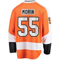 P.Flyers #55 Samuel Morin Fanatics Branded Breakaway Player Jersey Orange Stitched American Hockey Jerseys