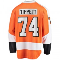 P.Flyers #74 Owen Tippett Fanatics Branded Home Breakaway Player Jersey Orange Stitched American Hockey Jerseys