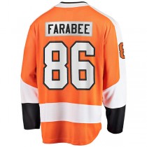 P.Flyers #86 Joel Farabee Fanatics Branded Home Team Breakaway Player Jersey Orange Stitched American Hockey Jerseys