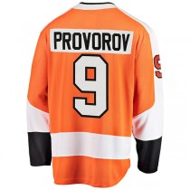 P.Flyers #9 Ivan Provorov Fanatics Branded Breakaway Player Jersey Orange Stitched American Hockey Jerseys