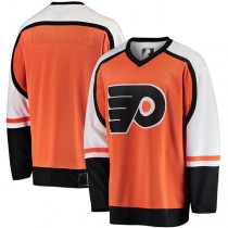 P.Flyers Fanatics Branded Premier Breakaway Heritage Blank Jersey Orange Stitched American Hockey Jerseys