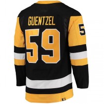 P.Penguins #59 Jake Guentzel Home Primegreen Authentic Pro Player Jersey Black Stitched American Hockey Jerseys