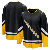 P.Penguins Fanatics Branded 2021-22 Alternate Premier Breakaway Jersey Black Stitched American Hockey Jerseys