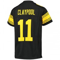 P.Steelers #11 Chase Claypool Black Alternate Player Game Jersey Stitched American Football Jerseys