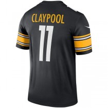 P.Steelers #11 Chase Claypool Black Legend Jersey Stitched American Football Jerseys