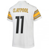 P.Steelers #11 Chase Claypool White Game Jersey Stitched American Football Jerseys