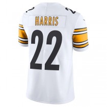 P.Steelers #22 Najee Harris White Vapor Limited Jersey Stitched American Football Jerseys