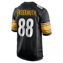 P.Steelers #88 Pat Freiermuth Black Game Jersey Stitched American Football Jerseys