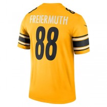 P.Steelers #88 Pat Freiermuth Gold Inverted Legend Jersey Stitched American Football Jerseys
