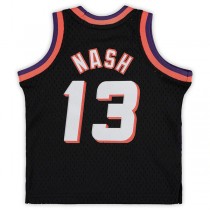 P.Suns #13 Steve Nash Mitchell & Ness Infant 1996-97 Hardwood Classics Retired Player Jersey Black Stitched American Basketball Jersey