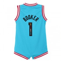 P.Suns #1 Devin Booker Infant 2022-23 Replica Jersey City Edition Turquoise Association Edition Stitched American Basketball Jersey