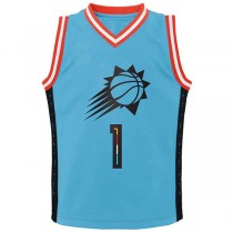P.Suns #1 Devin Booker Toddler 2022-23 Replica Jersey City Edition Teal Association Edition Stitched American Basketball Jersey