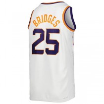 P.Suns #25 Mikal Bridges Unisex 2022-23 Swingman Jersey White Association Edition Stitched American Basketball Jersey