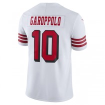 SF.49ers #10 Jimmy Garoppolo White Color Rush Vapor Untouchable Limited Player Jersey Stitched American Football Jerseys