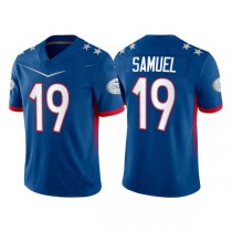 SF.49ers #19 Deebo Samuel 2022 Royal Pro Bowl Stitched Jersey American Football Jersey