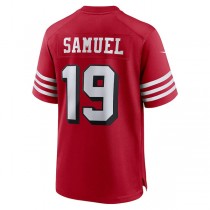 SF.49ers #19 Deebo Samuel Scarlet Alternate Player Game Jersey Stitched American Football Jersey