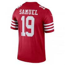 SF.49ers #19 Deebo Samuel Scarlet Legend Jersey Stitched American Football Jersey