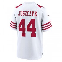 SF.49ers #44 Kyle Juszczyk White Player Game Jersey Stitched American Football Jerseys
