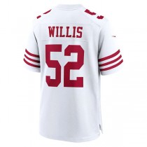 SF.49ers #52 Patrick Willis White Retired Player Game Jersey Stitched American Football Jerseys