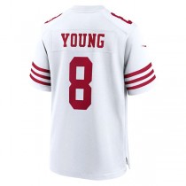 SF.49ers #8 Steve Young White Retired Player Game Jersey Stitched American Football Jerseys