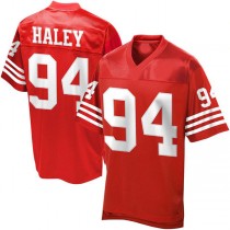 SF.49ers #94 Charles Haley Pro Line Scarlet Retired Player Jersey Stitched American Football Jerseys
